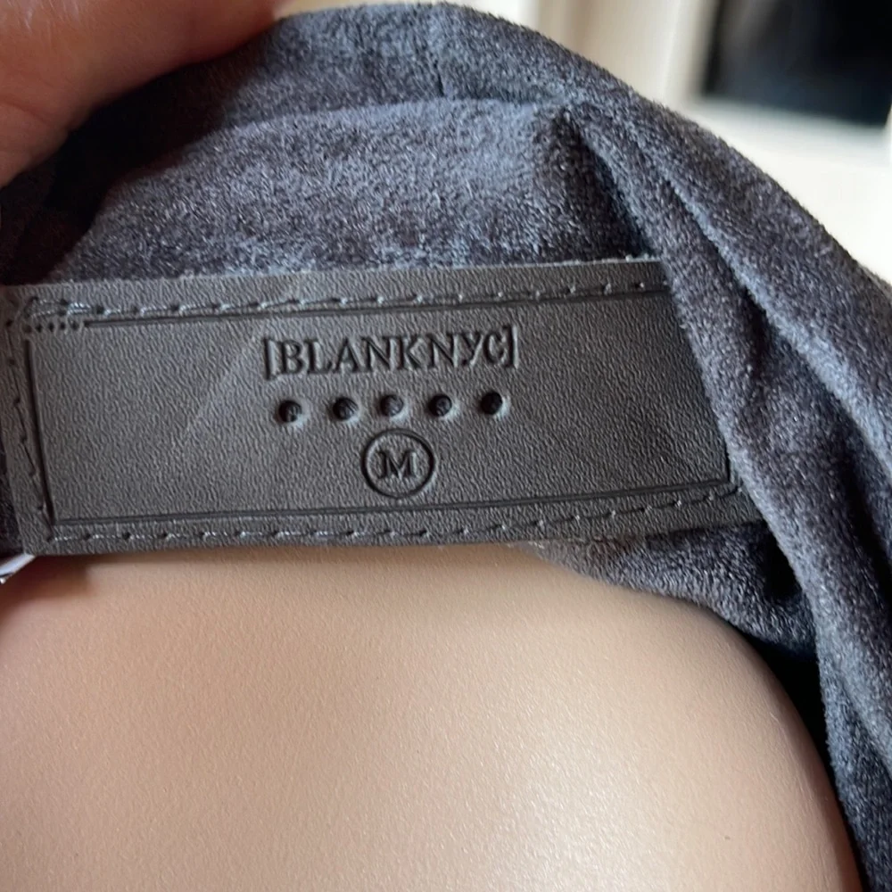 BLANKNYC  Blank NYC Zippered Front Moto Type Jacket / Side Zip Pockets Sz Med